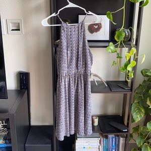 Navy & white dress